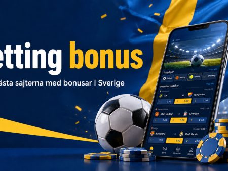 Betting bonus 2026 – hitta bästa sajterna med bonusar i Sverige