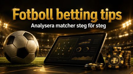 Fotboll betting tips 2026 – analysera matcher steg för steg