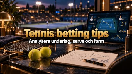 Tennis betting tips 2026 – analysera underlag, serve och form